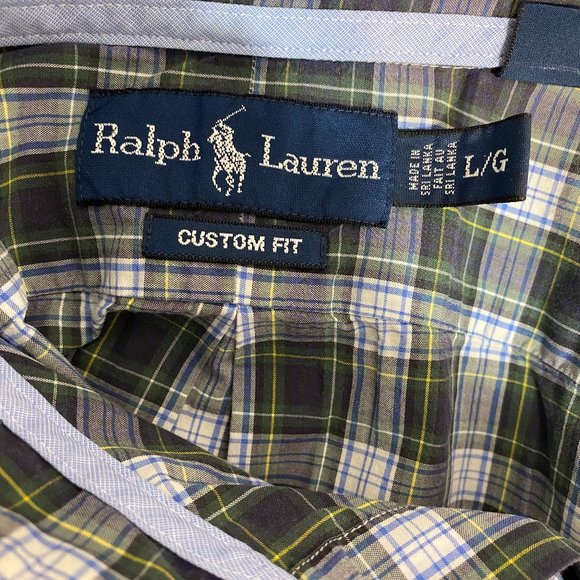 Ralph Lauren Custom Fit Men's Long Sleeve Size Large - Picture 4 of 4